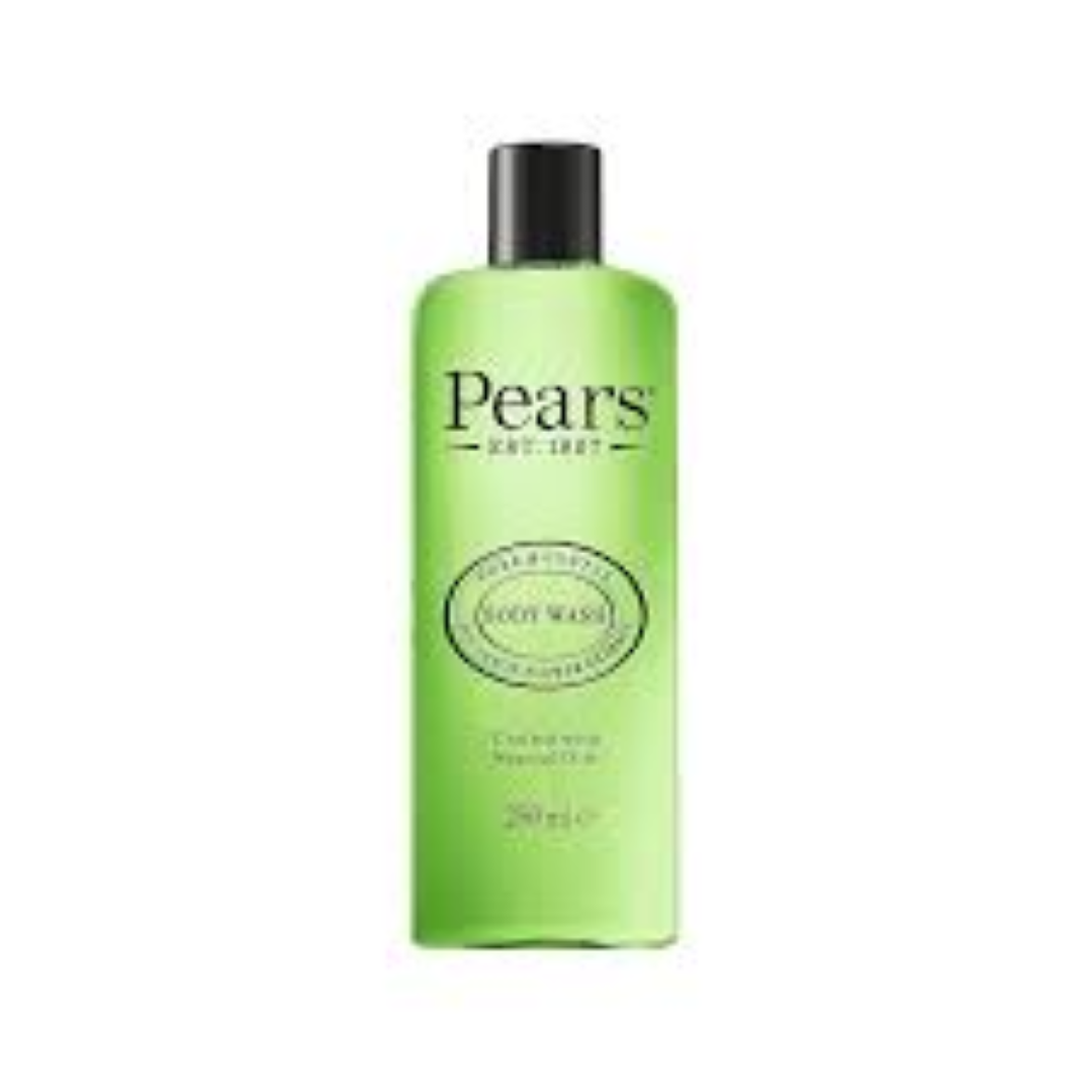PEARS B/WASH 250ML LEMON FLOWER GREEN